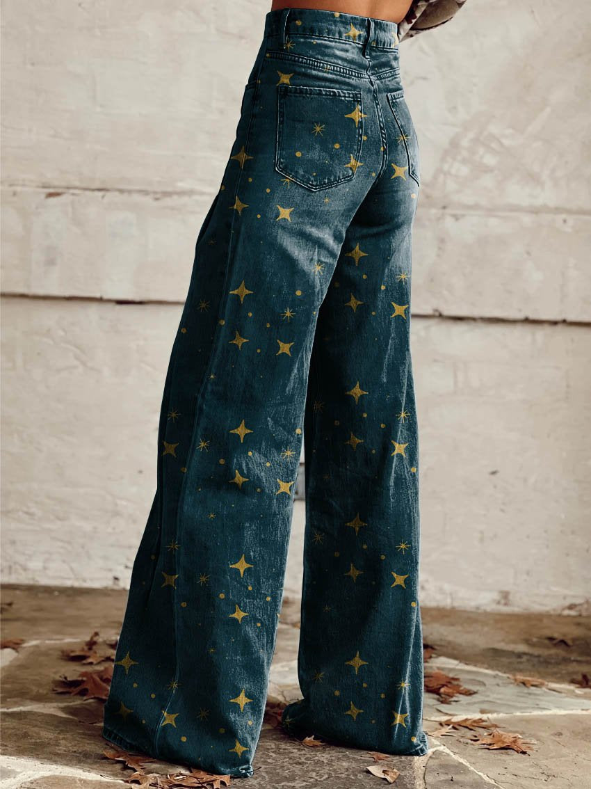 Anaïs | Pantalon à Motif Libre