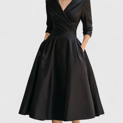 Nicole | Robe Midi Élégante