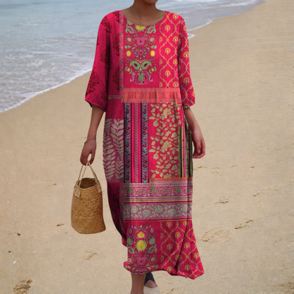 Constance | Robe longue fluide chic et confortable