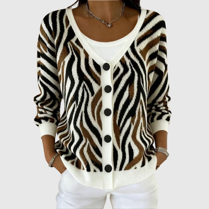Philippine | Cardigan en Maille Confortable Boutonné