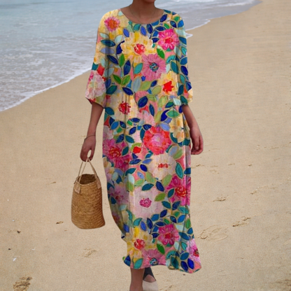 Tatiana | Robe longue fluide chic et confortable