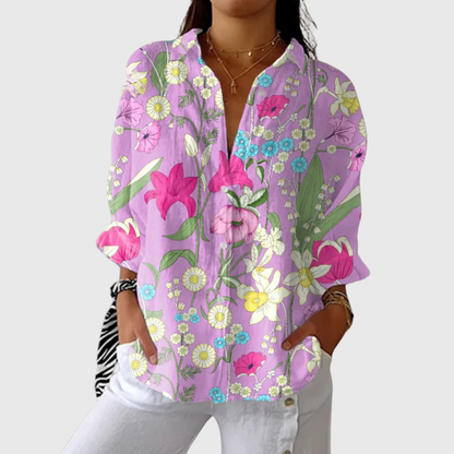 Eulalie | Blouse imprimée légère et colorée