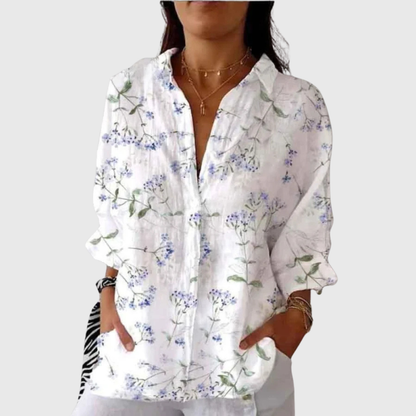 Pénélope | Blouse imprimée légère et colorée