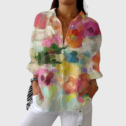 Lorraine | Blouse imprimée légère et colorée