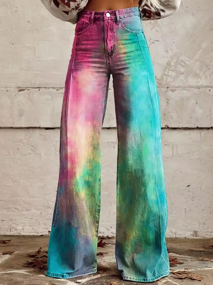 Hélène | Textured Bohemian Pants