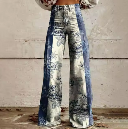 Pauline | Fluid Pattern Pants
