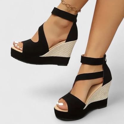 Aviana - Sandales Orthopédiques à Talon Wedge