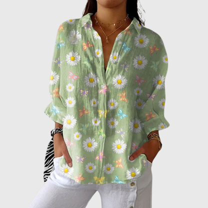 Gabrielle | Blouse imprimée légère et colorée