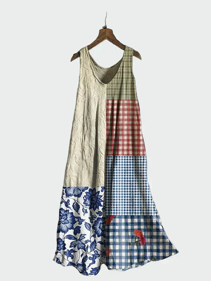 Alix | Robe à Motif Ecossais