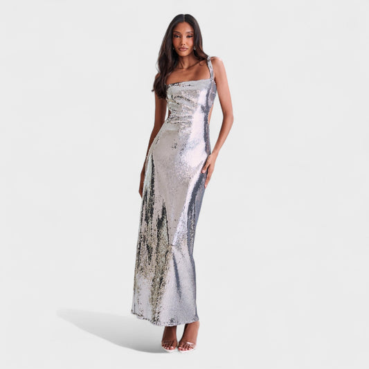 Sparkle Silver - Robe de soirée