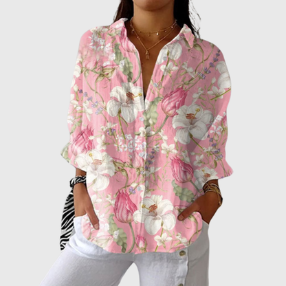 Joëlle | Blouse imprimée légère et colorée
