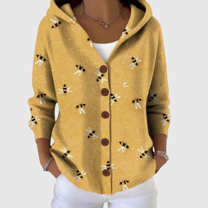 Margot | Cardigan Confort à Capuche en Maille