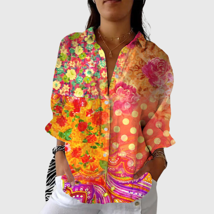 Florine | Blouse imprimée légère et colorée