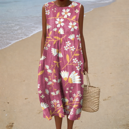 Fleur | Robe d’Été Confortable Sans Manches