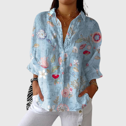 Marguerite | Blouse imprimée légère et colorée