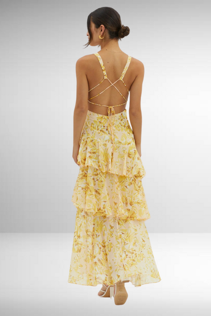 Eli - Robe Maxi Élégante Été