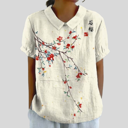 Apolline | Haut Fleuri Confort Élégant