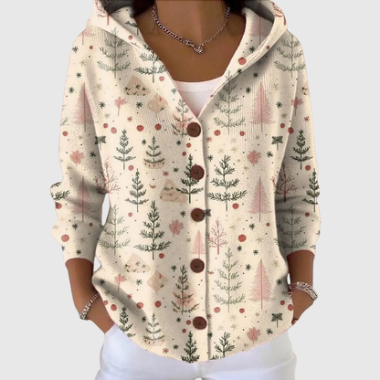 Sabine | Cardigan Confort à Capuche en Maille