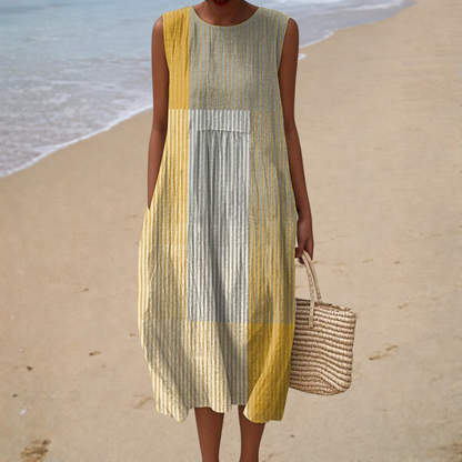 Colette | Robe d’Été Confortable Sans Manches
