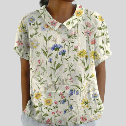 Coline | Haut Fleuri Confort Élégant