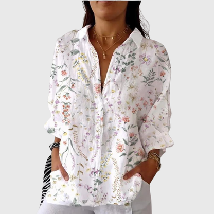 Mathilde | Blouse imprimée légère et colorée