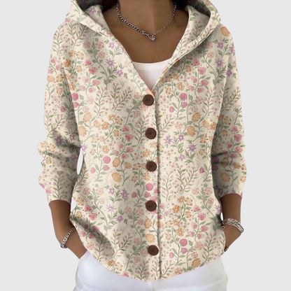 Perrine | Cardigan Confort à Capuche en Maille