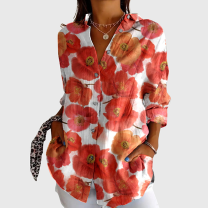 Oriane | Blouse imprimée légère et colorée
