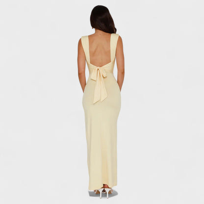 Sarela - Robe longue à dos ouvert
