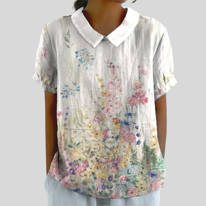 Solveig | Haut Fleuri Confort Élégant
