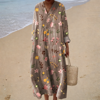 Véronique | Robe d’Été Imprimée Flatteuse