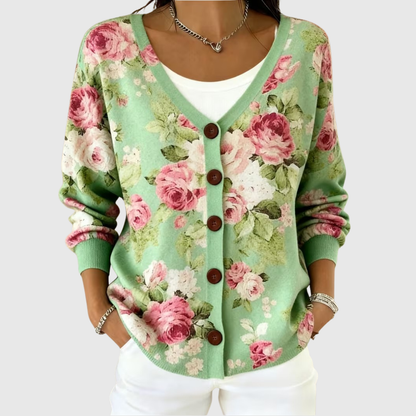 Suzanne | Cardigan en Maille Confortable Boutonné