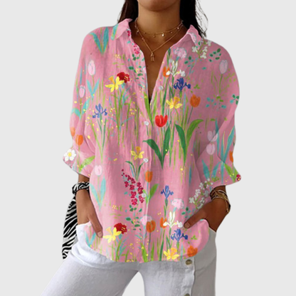 Madeleine | Blouse imprimée légère et colorée