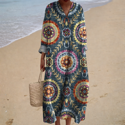 Judith | Robe d’Été Imprimée Flatteuse