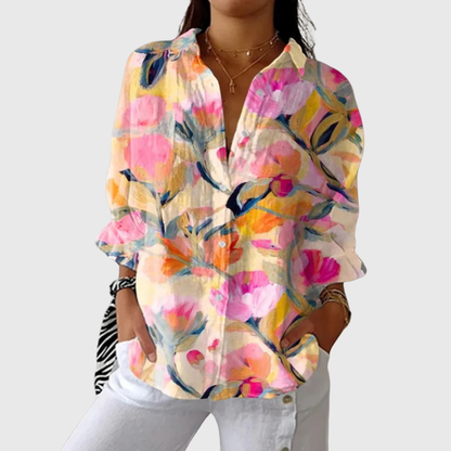 Marion | Blouse imprimée légère et colorée