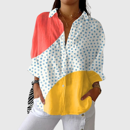 Iris | Blouse imprimée légère et colorée