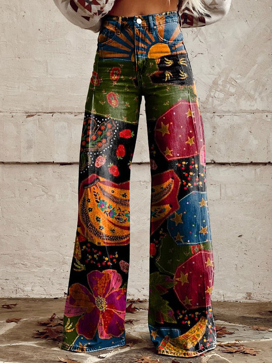Édith | Pantalon à Motif Authentique