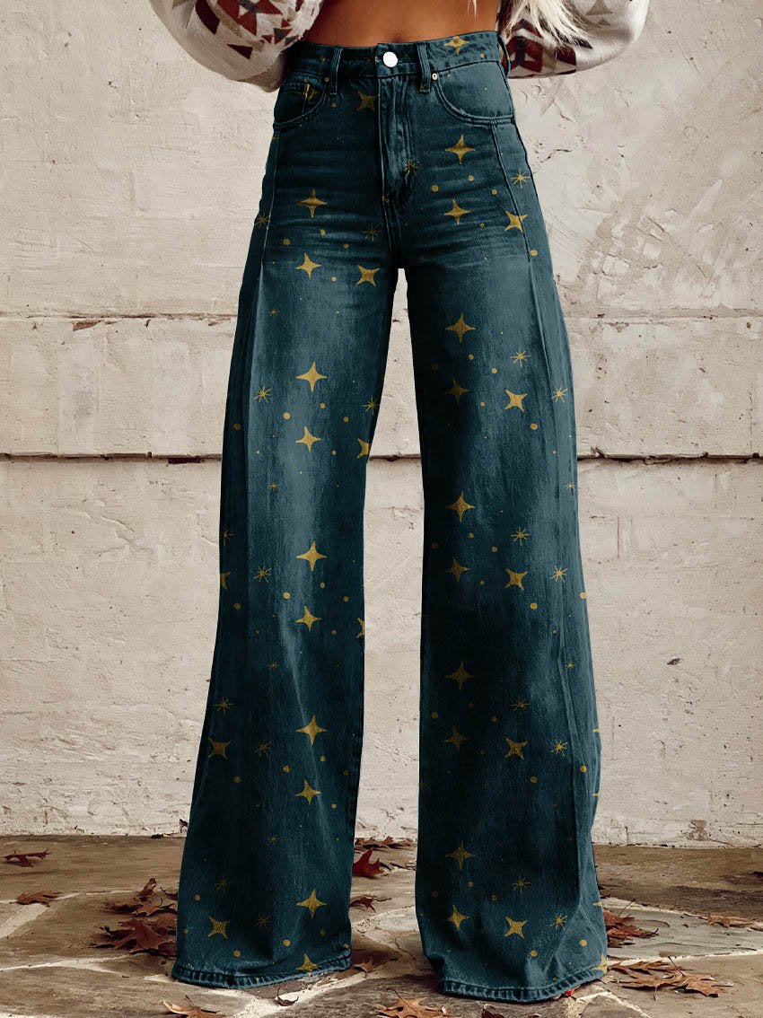 Anaïs | Pantalon à Motif Libre