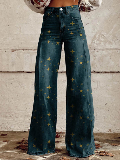 Anaïs | Pantalon à Motif Libre