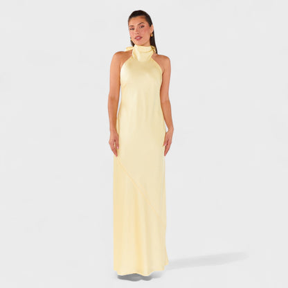 Martina - Robe avec nœud en satin