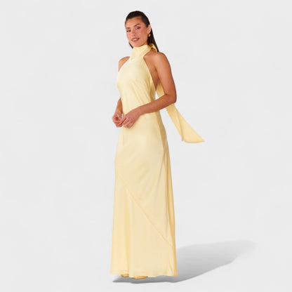 Martina - Robe avec nœud en satin