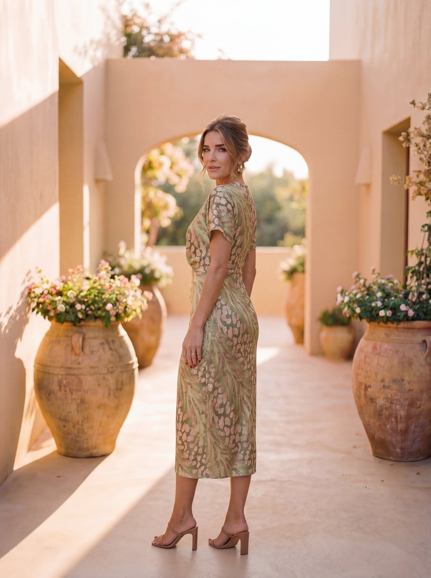 Antoinette | Robe Élégante en Tissu Léger et Fluide
