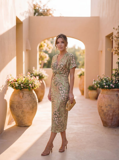 Antoinette | Robe Élégante en Tissu Léger et Fluide