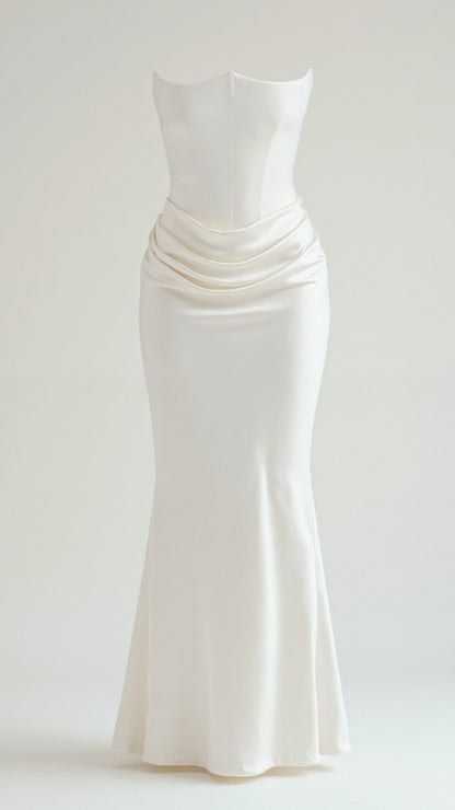 Esmeralda - Robe longue avec corsage