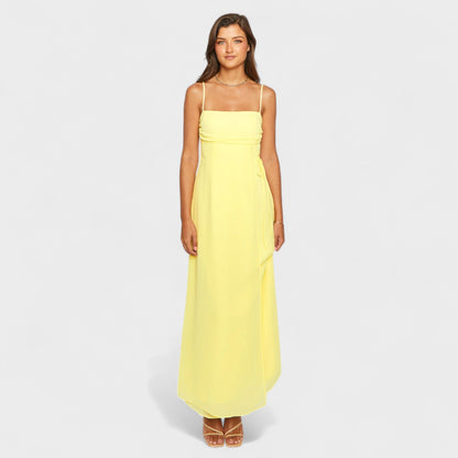 Flóssi - Robe maxi jaune