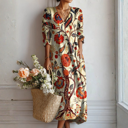 Ana | Robe Florale Bohémienne