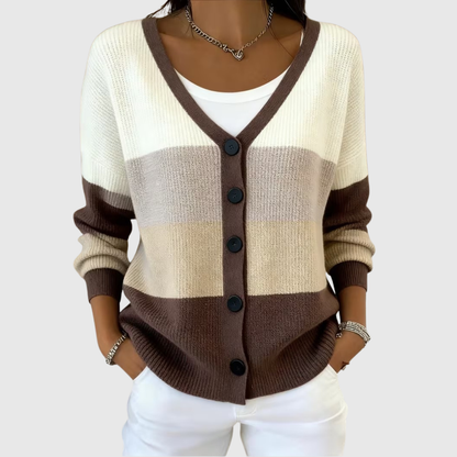 Bérénice | Cardigan en Maille Confortable Boutonné