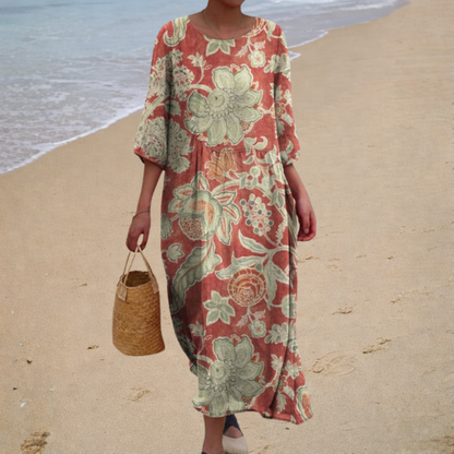 Clotilde | Robe longue fluide chic et confortable