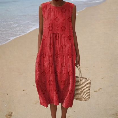 Oriane | Robe d’Été Confortable Sans Manches