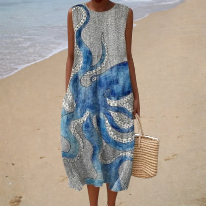 Gwenaëlle | Robe d’Été Confortable Sans Manches