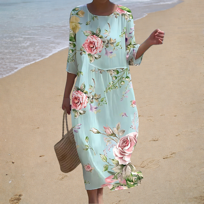 Léonie | Robe longue fluide chic et confortable